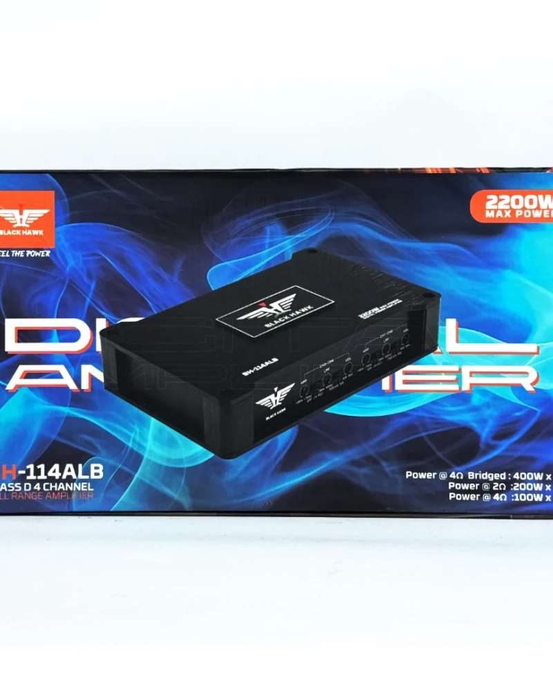 Amplificador 4CH Black Hawk BH-114ALB