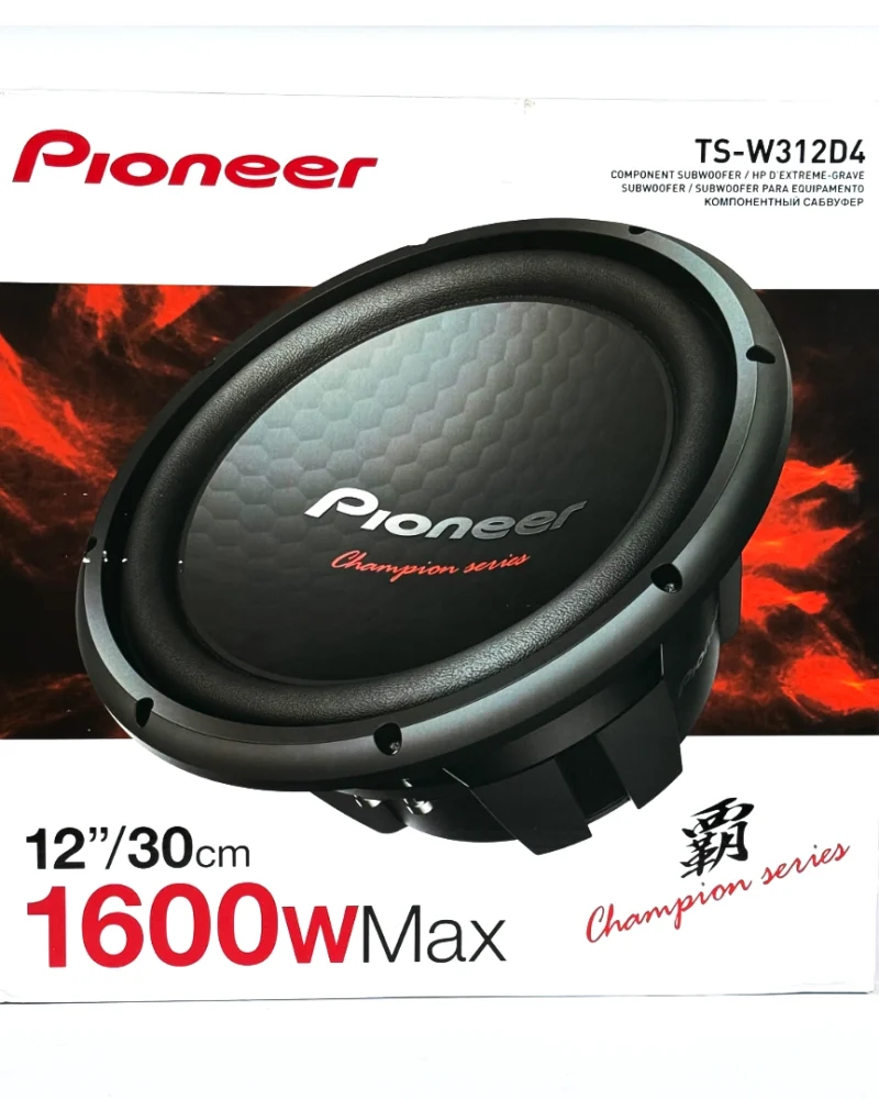 Subwoofer Pioneer 1600w TS-W312D4 champion series