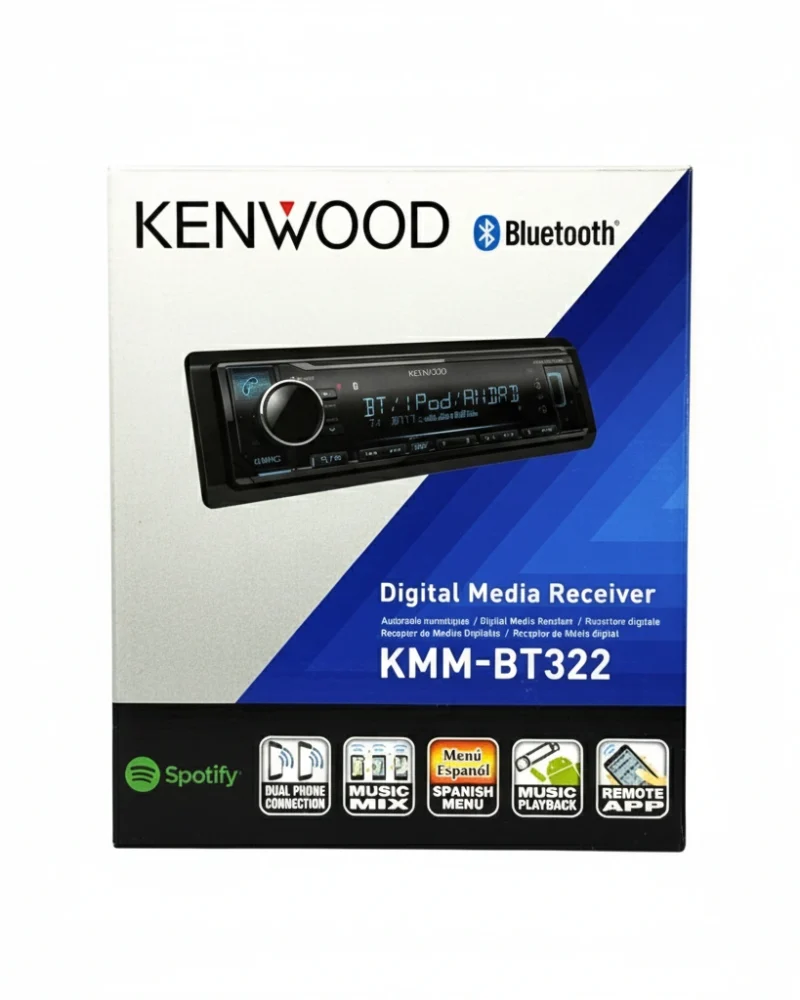 Autoradio 1-din Kenwood KMM-BT322